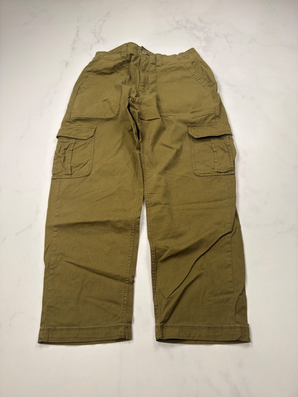 Old Navy Relaxed Cargo Pants Khaki Modern Loose Fit - Mens M
